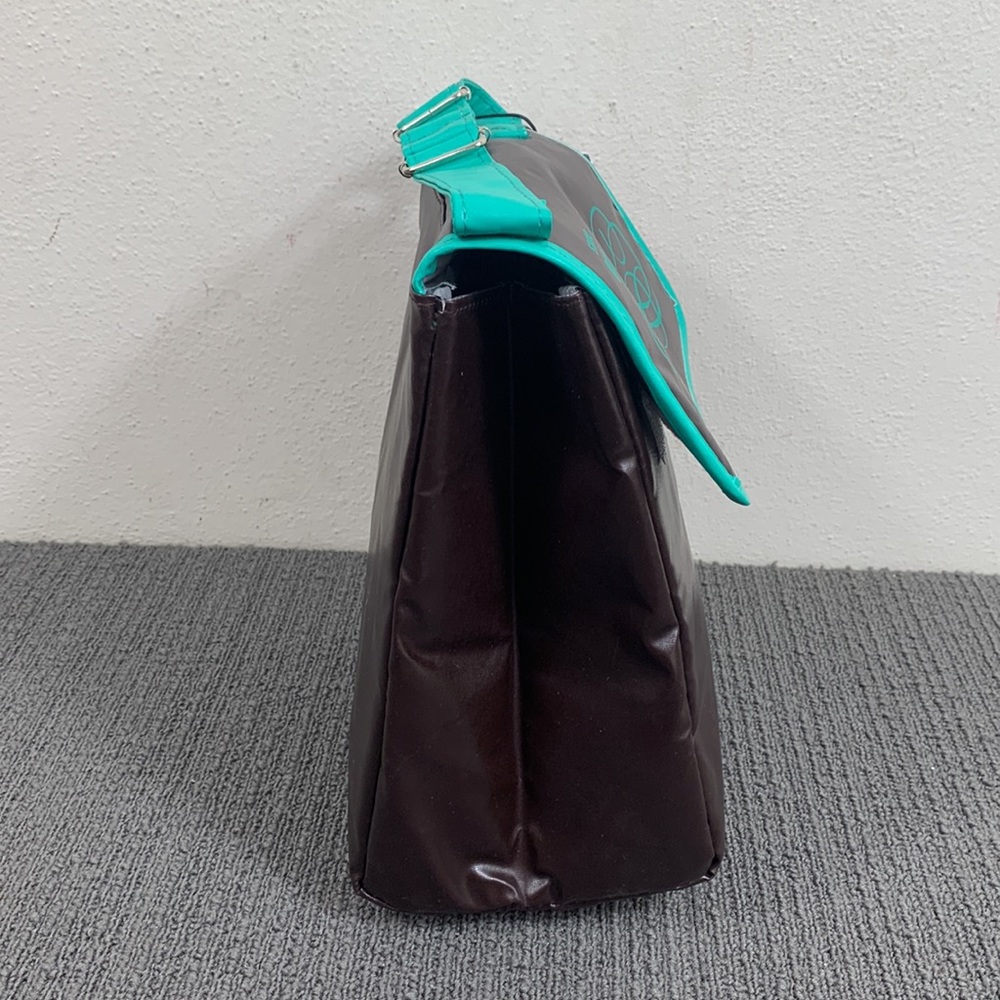Wink Lunch Bag Dark Brown Green Explicit Content Insulated Wild Eye Designs NWT - Picture 7 of 13